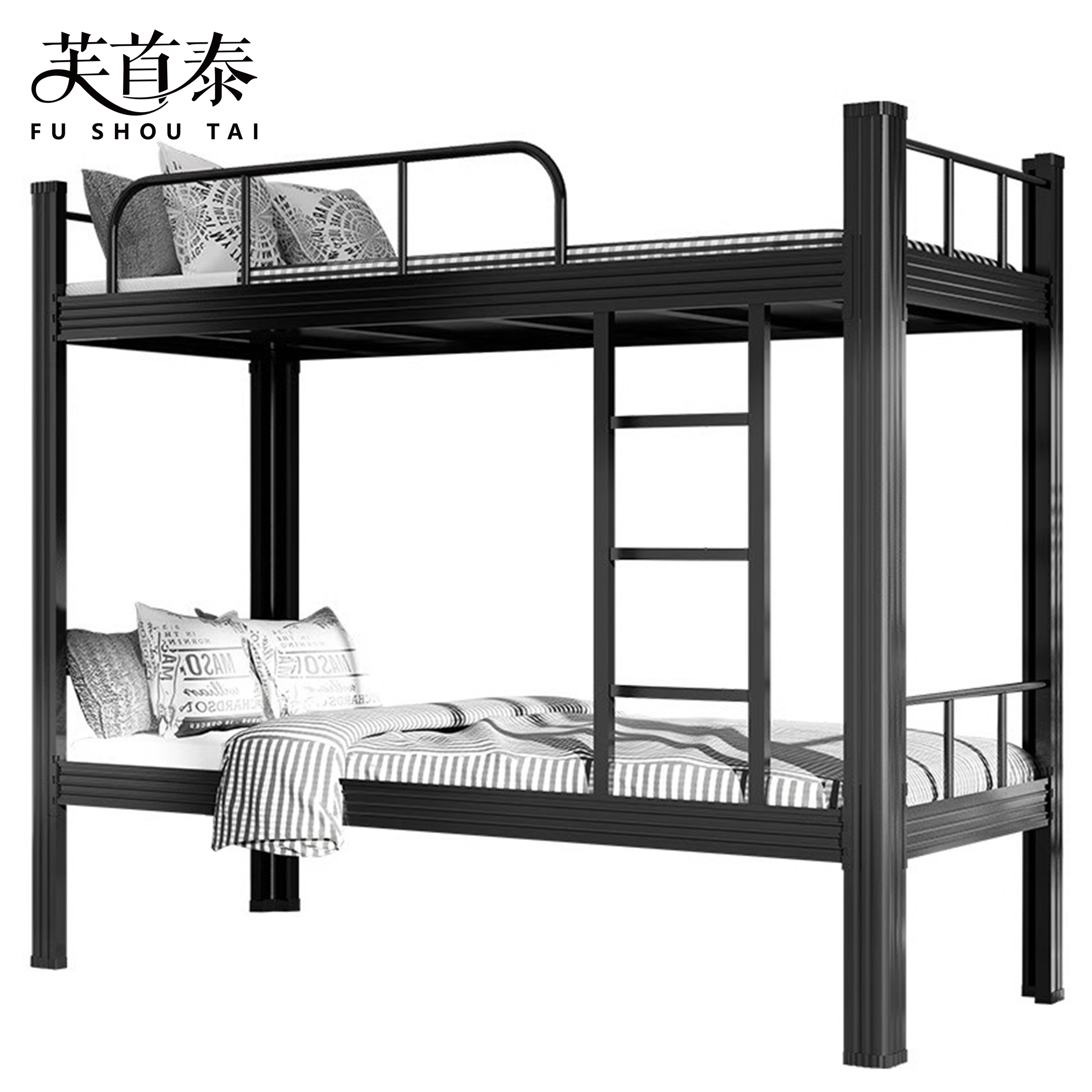 芙首泰双层床1000*2000*1800mm(含床垫)套高清大图