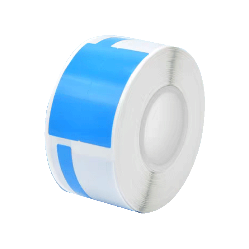 旗胜 刀型网线标签纸32*64+35 蓝色 卷高清大图