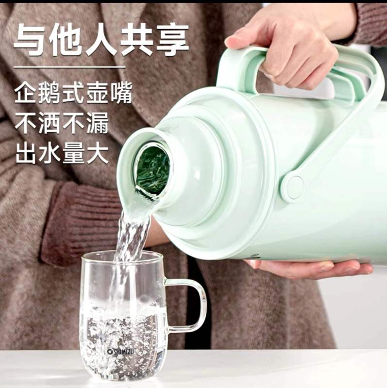 哲俏老式大号保温瓶3.2升 玻璃内胆暖瓶宿舍办公开水瓶高清大图