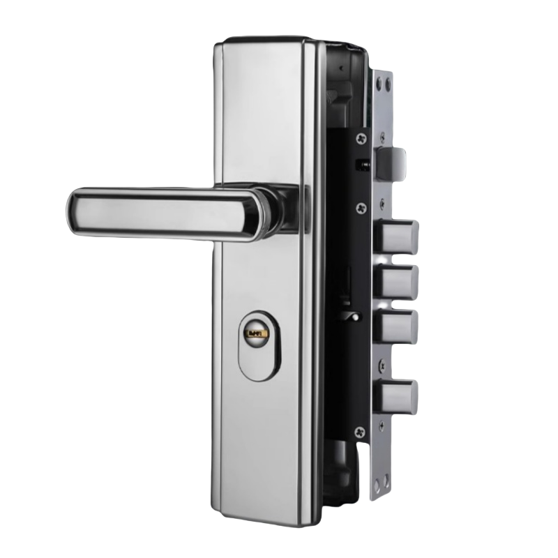 吉迎尚品 防盗门锁房门锁入户门锁 上提快速锁门 套高清大图