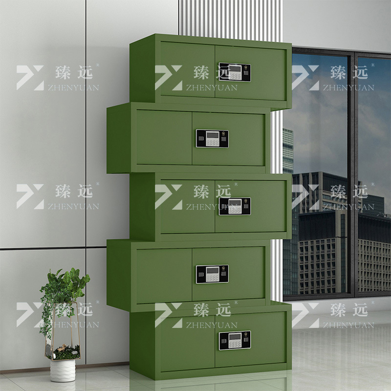 臻远 ZYJJ-80092 保密柜 绿色分体五节电子锁 长900*宽420*高2000mm 单位:1台