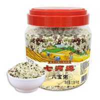 七河源八宝粥1.38kg 糯米 糙米 大黄米 薏仁米 红豆 玉米糁 高粱米等杂粮 腊八粥料