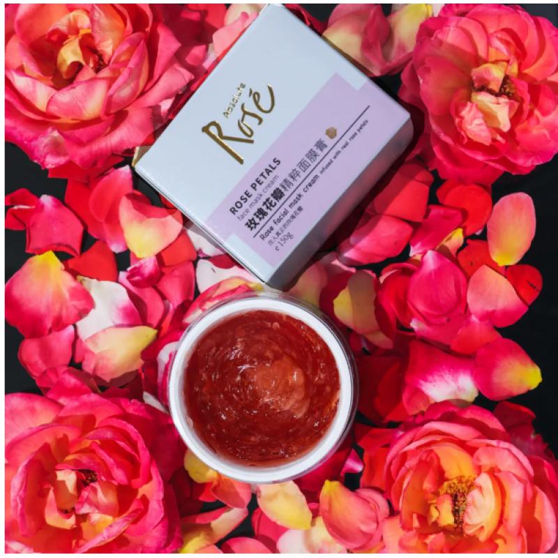 玫瑰花瓣精粹面膜膏玫瑰全因子面膜膏冻膜保湿补水修护精华肌涂抹式