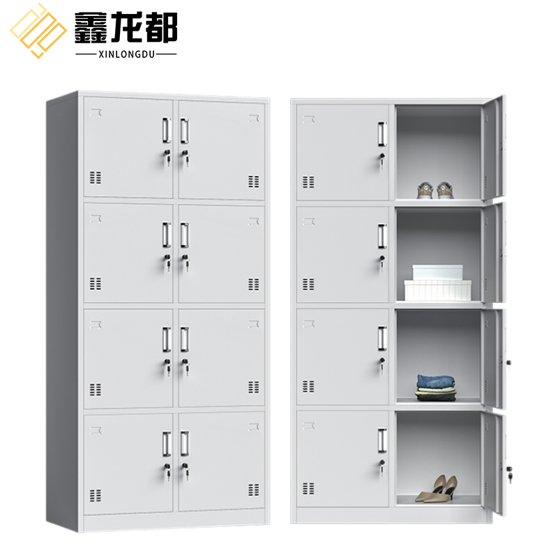 鑫龙都更衣柜八门900*390*1800mm台高清大图