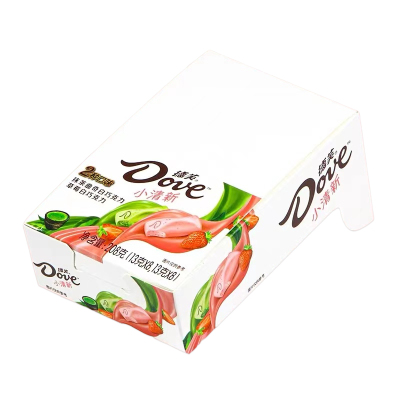 德芙(DOVE)小清新抹茶曲奇白巧克力+草莓白巧力208g
