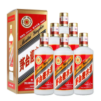 茅台 酒 酱香型白酒 茅台迎宾酒53度500ml*6