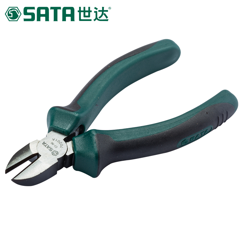 世达(SATA)斜嘴钳 偏口钳剪线钳 6英寸150mm 70202A 1把