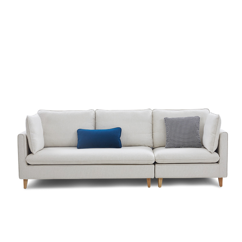 顾家家居kuka北欧现代可拆洗布艺沙发客厅家具yg2033