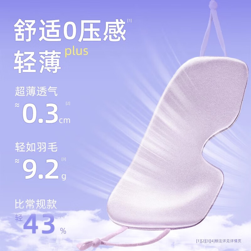 珍视明真丝眼罩轻薄款冰粉色高清大图