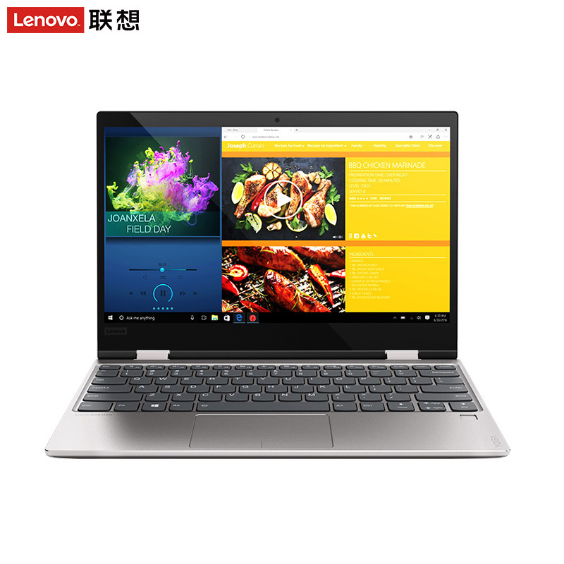 联想 360°翻转触摸屏幕 触摸式指纹识别系统 轻薄变形本 YOGA 720-12 搭配固态硬盘购买 单拍不发