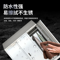 永格斜顶不锈钢无尘实验室更衣储物柜净化车间斜坡上顶员工柜多门 六门更衣柜