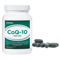 [3瓶装]GNC辅酶Q10胶囊400mg60粒 美国原装进口健安喜辅酶Q10软胶囊 中老年人保健品 呵护心脏健康备孕