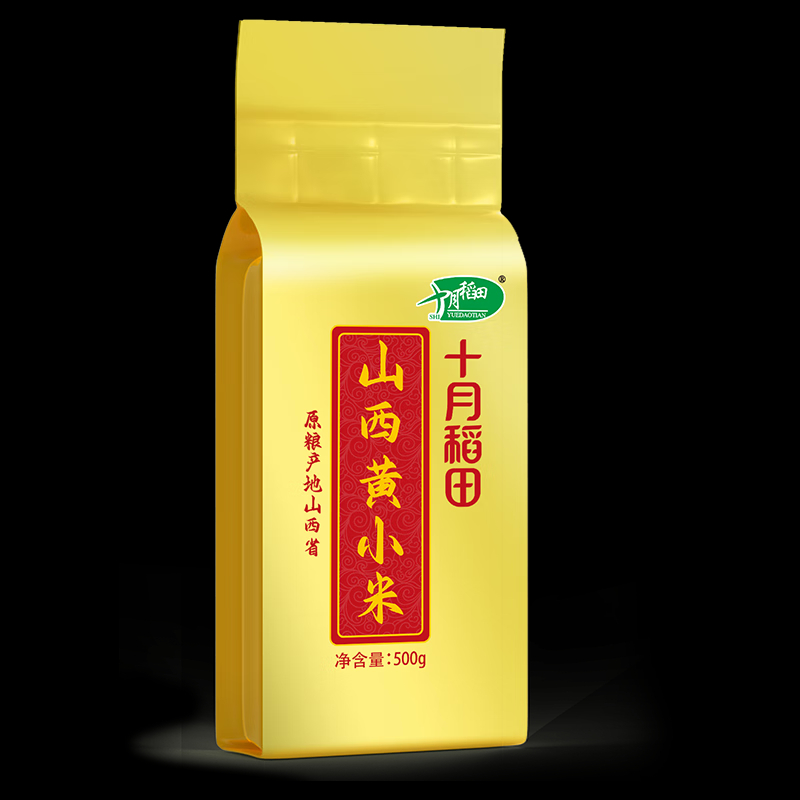 十月稻田 山西黄小米500g*3袋 单位:套高清大图