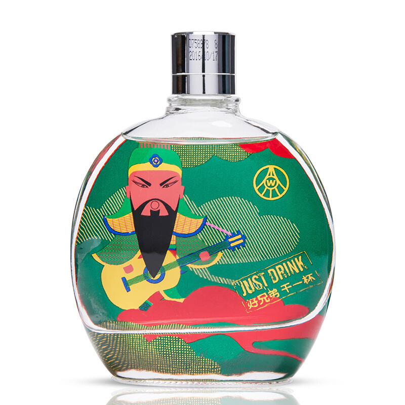 五粮液 干一杯好兄弟彩瓶52度118ml*3瓶礼盒装浓香型白酒