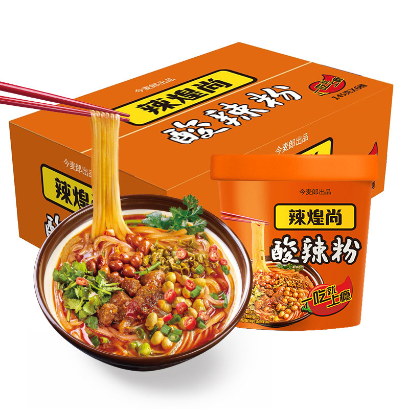 今麦郎辣煌尚酸辣粉方便粉丝145g6