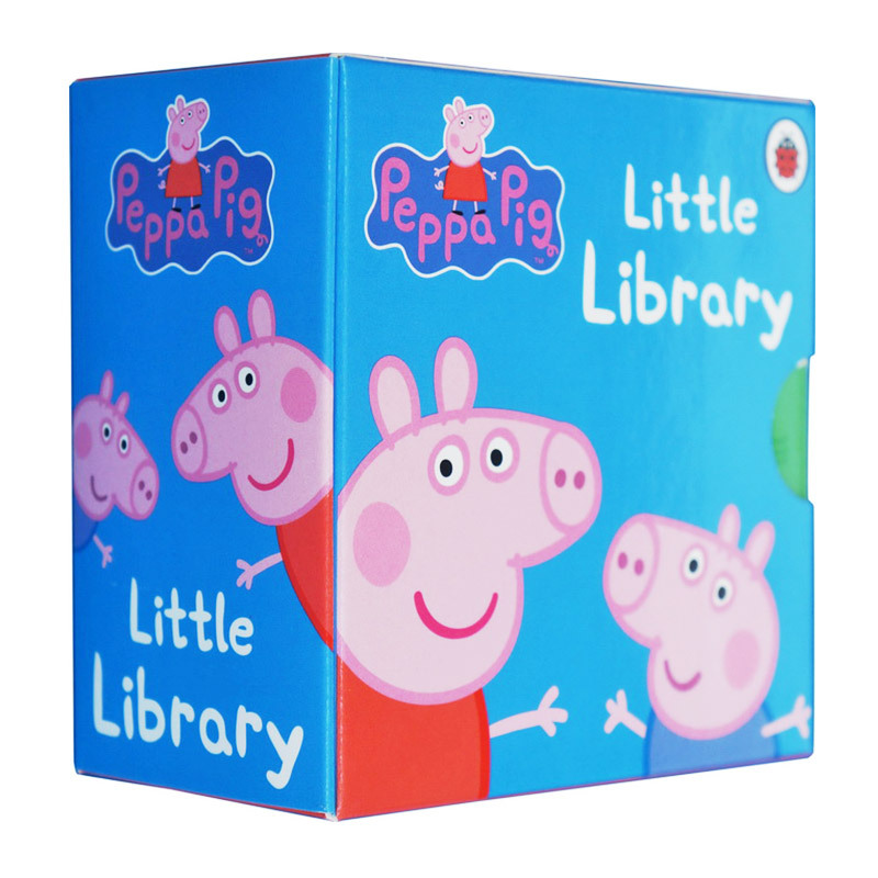 佩奇英文原版绘本6册手掌纸板书peppapiglittlelibrary粉红猪>800_800