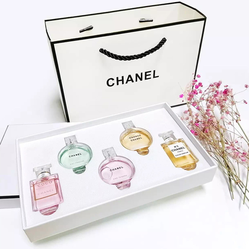香奈儿香氛礼盒香水小样五件套75ml5