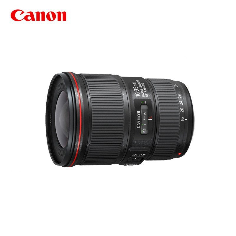 佳能(Canon)EF 16-35mm f/4L IS USM 佳能卡口 77mm口径 红圈广角变焦镜头