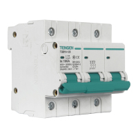 天正电气 TGB1N-125 3P C 100A 6kA AC400V 01060280031 微型断路器