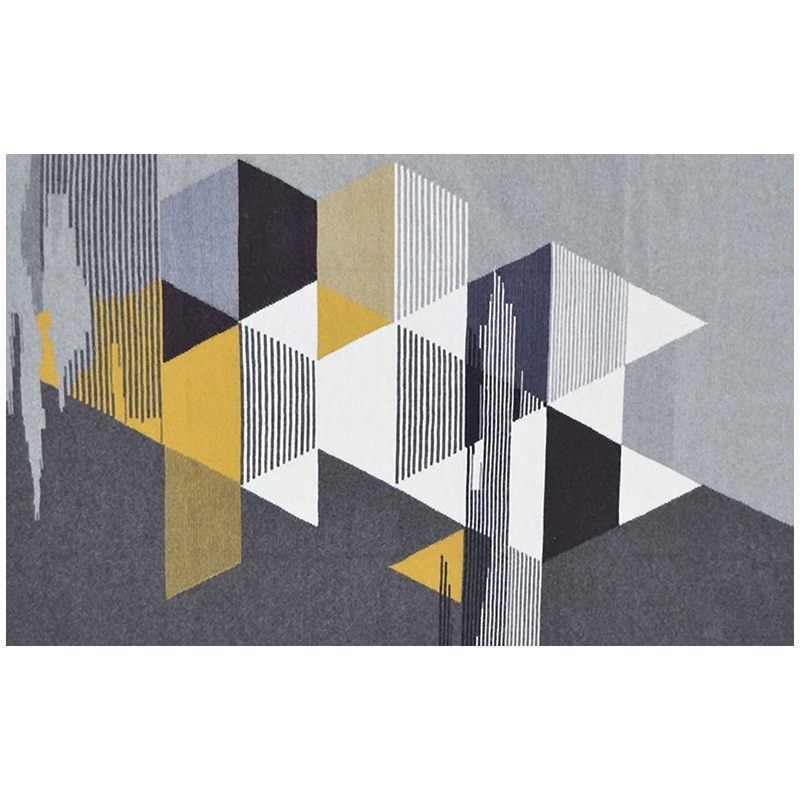 北欧简约现代几何地毯客厅茶几沙地毯卧室床边满铺抽象地毯