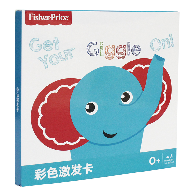 费雪 早教认知学习卡婴幼儿益智视觉意识认知黑白玩具