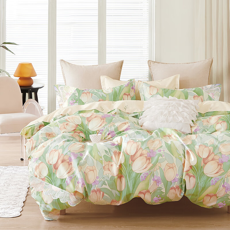 金丝莉KINTHERI陌上花开四件套 花映