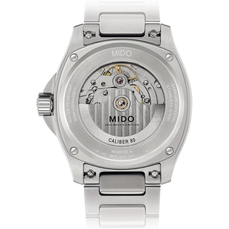 Mido/美度瑞士自动机械绿盘大日期不锈钢男士商务休闲防水腕表高清大图