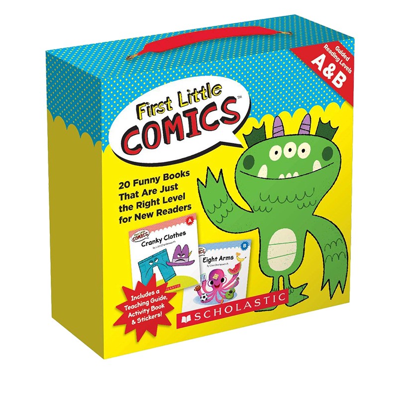 [正版]英文原版 First Little Comics Parent Pack Levels A&B 家长阅读指导高清大图