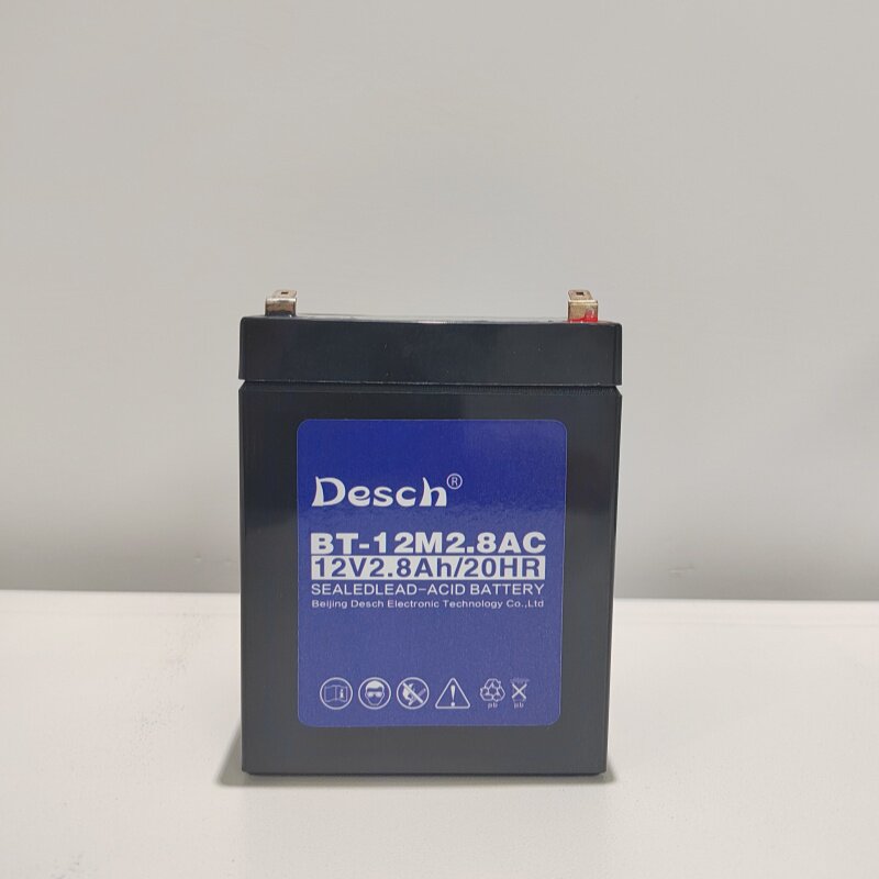 Desch 消防主机备用蓄电池火灾报警控制器电源 12V4.0AH(BT-12M4.0AC)全新原装90*70*100高清大图