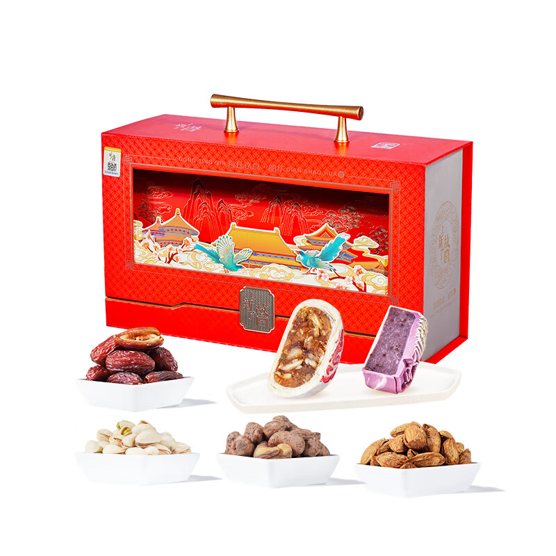 “臻味&上新了故宫- 726g宫廷钦点·韶华礼盒 ”高清大图