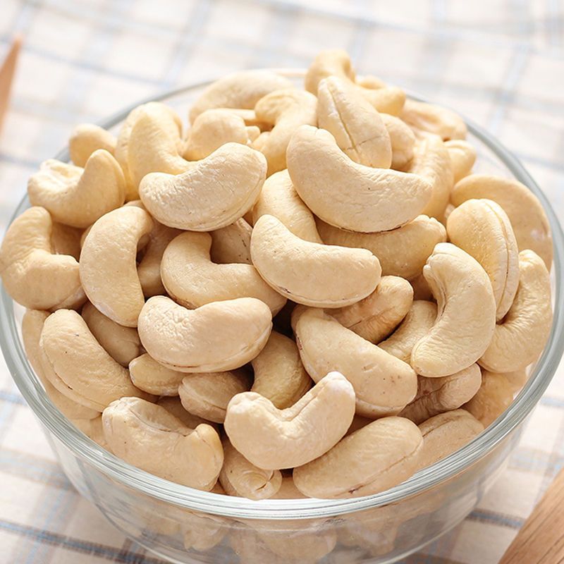 烘焙原味腰果仁500g熟腰果坚果干果零食原料特产新货连罐重250g