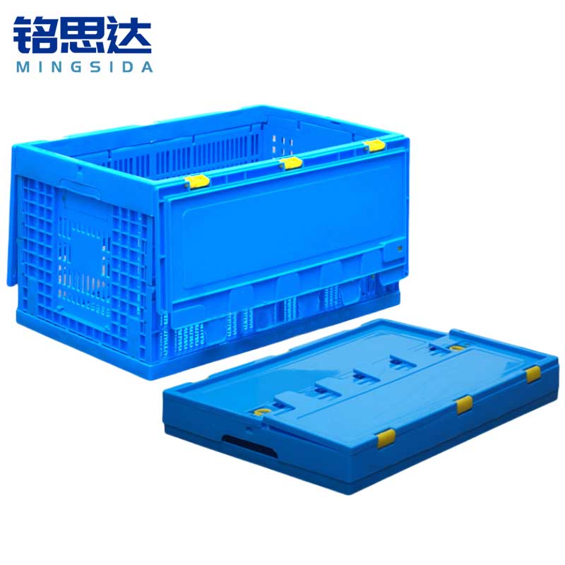 铭思达折叠周转筐含盖600*400*340mm个高清大图