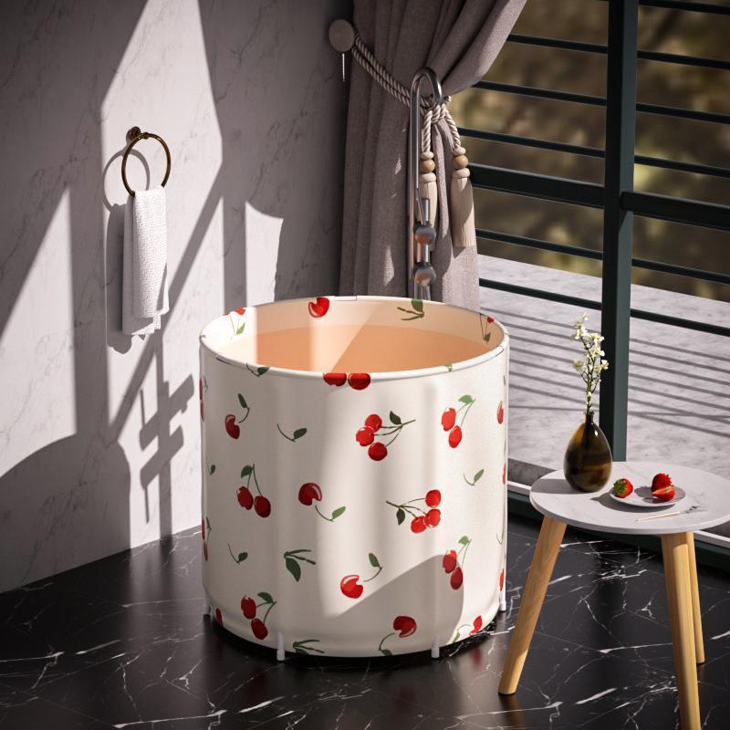 艺可恩泡澡桶大人可折叠式家用全身洗澡桶女沐浴桶浴缸浴盆保温泡澡