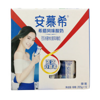 新货 伊利安慕希希腊风味酸奶原味酸奶205g*12盒/提风味酸奶 12月份安慕希香草味12瓶