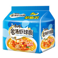 康师傅 熬制高汤方便面金汤虾球面102g*5连包