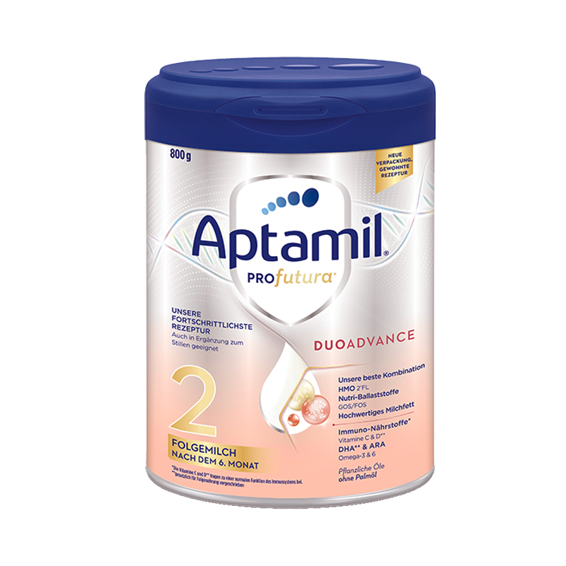 德国 爱他美 Aptamil 白金版 2段/二段 800g 1罐装 6-12月 婴儿幼儿婴幼儿配方奶粉