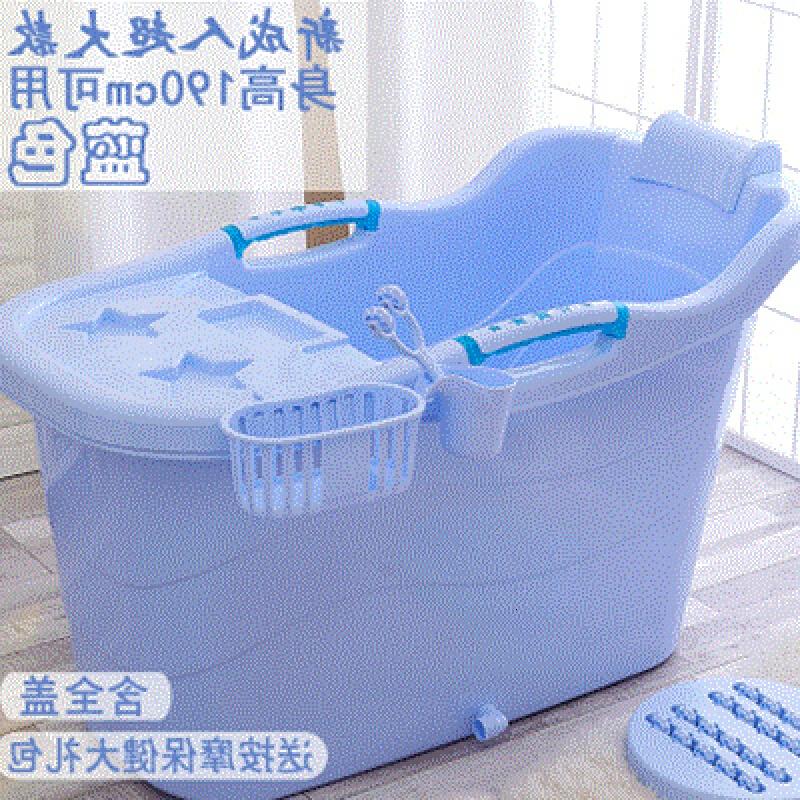 家用塑料木桶浴桶泡澡洗澡洗浴浴盆浴缸带盖全身熏蒸桑拿木桶白色C双人尊享款1.8米高可伸直壹德壹高清大图