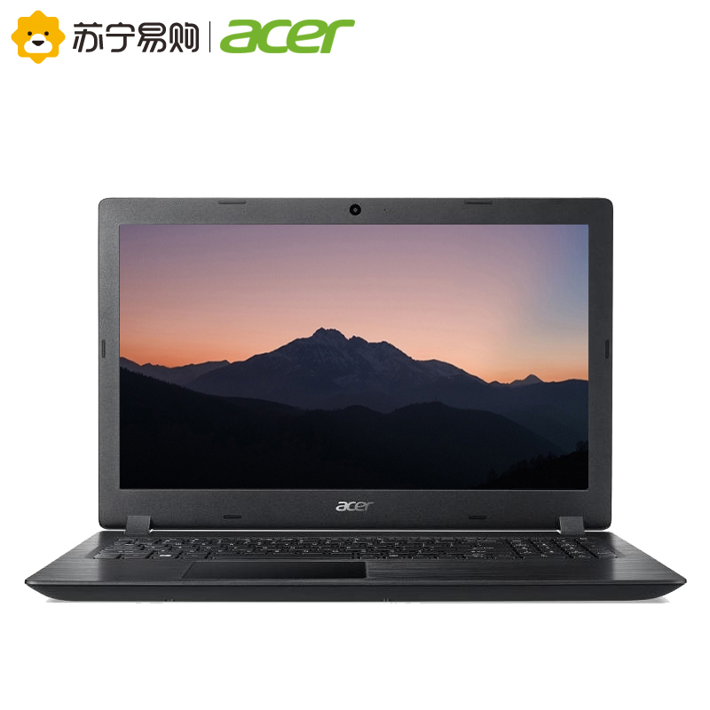 宏碁（acer）湃3 A315 15.6英寸学生家用商务办公手提轻薄本笔记本电脑（四核N4100 4G 500GB)