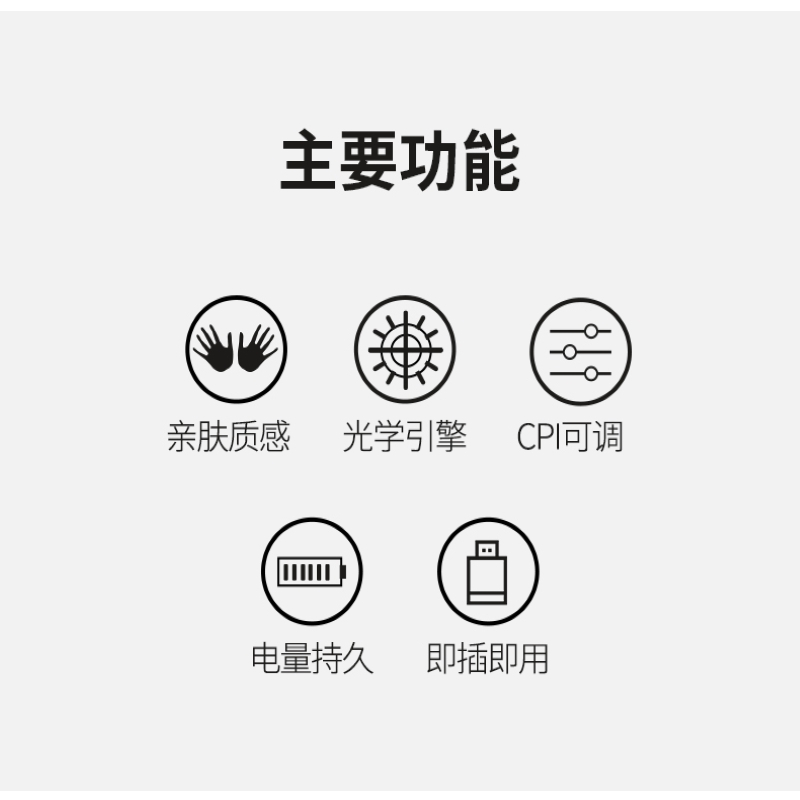 HP/惠普S3000无线鼠标USB光电笔记本台式电脑办公商务家用男女生便携小原装人工体学电池自动休眠持久续航电竞鼠标