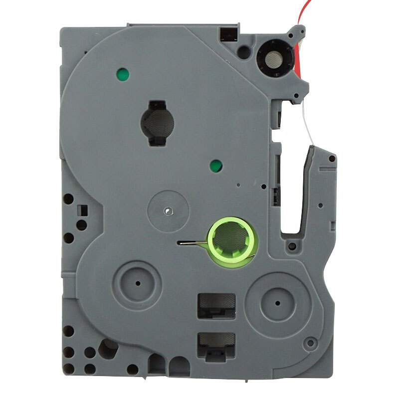 艾洁 标签带18mm红底白字PL-445 适用兄弟 PT-1010;1100CH;1280;TZe-445标签机色带
