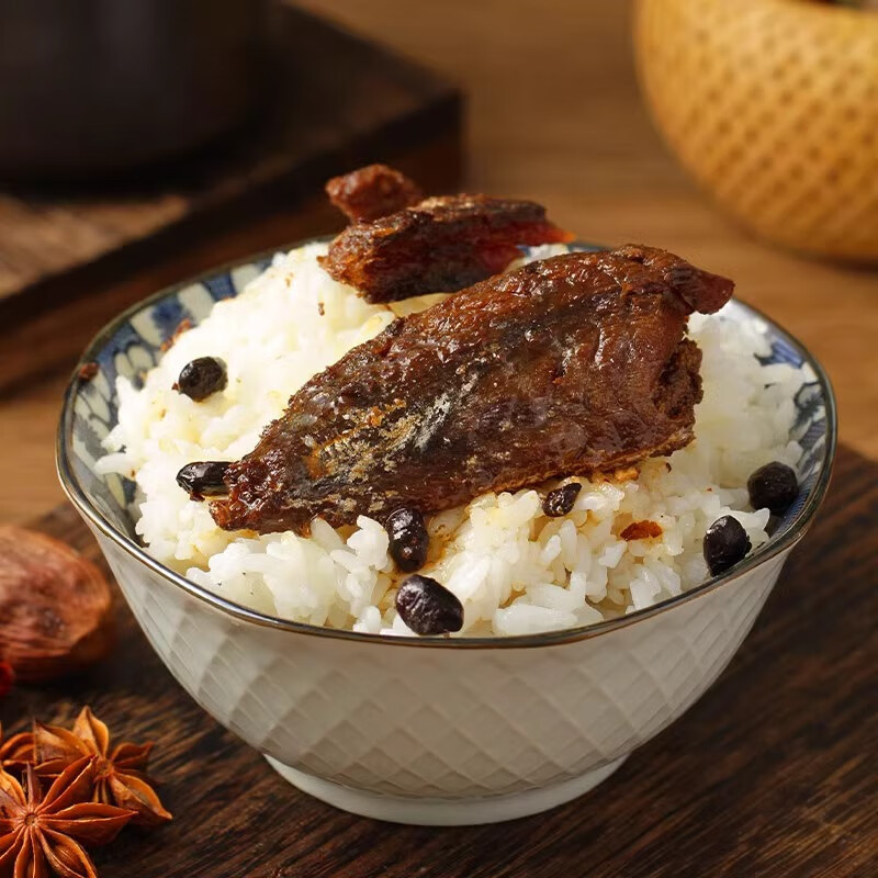 甘竹豆豉鲮鱼罐头227g*2美鱼熟食即食下饭菜鱼肉罐头
