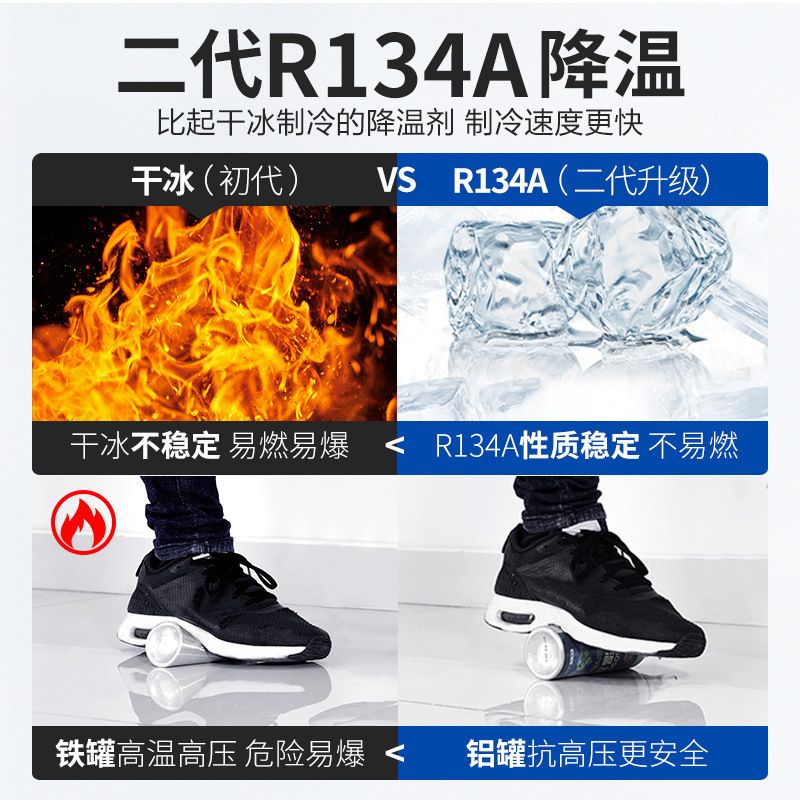 固特威(Korper Besonders) 汽车降温喷雾夏天车内瞬间冷却剂干冰制冷喷雾迅速降温剂
