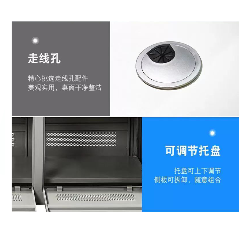 止臣 监控操作台 办公家具工作台指挥中心控制台工作调度桌 单联高清大图