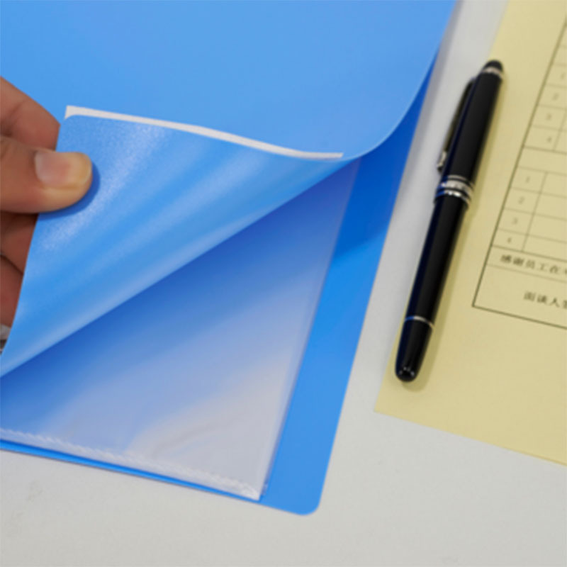 LTSM 晨光资料册ADM95096 30页A4 办公文件夹插页夹 学生卷纸夹分类册 蓝色