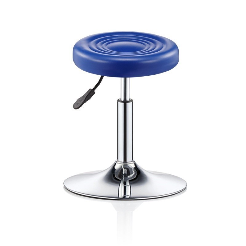 皇豹办公室旋转椅前台家具圆凳子咖啡椅洽谈椅高凳靠背带轮子椅巴台凳