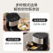 美的(Midea)炎烤空气炸锅 免翻面上下双热源 可视窗低油轻脂多功能电炸锅 不粘易洁智能触控屏空气炸锅KZC5504