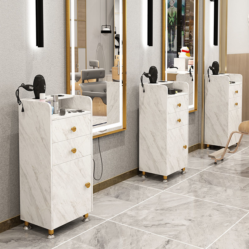 理发店工具柜发廊专用理发柜工具台美发店储物柜镜台小柜子工具车