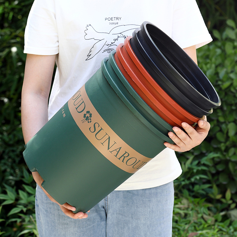 [补贴10%]花盆2022新款高档塑料树脂多肉小绿萝大加仑盆第三代二代树脂简约高清大图