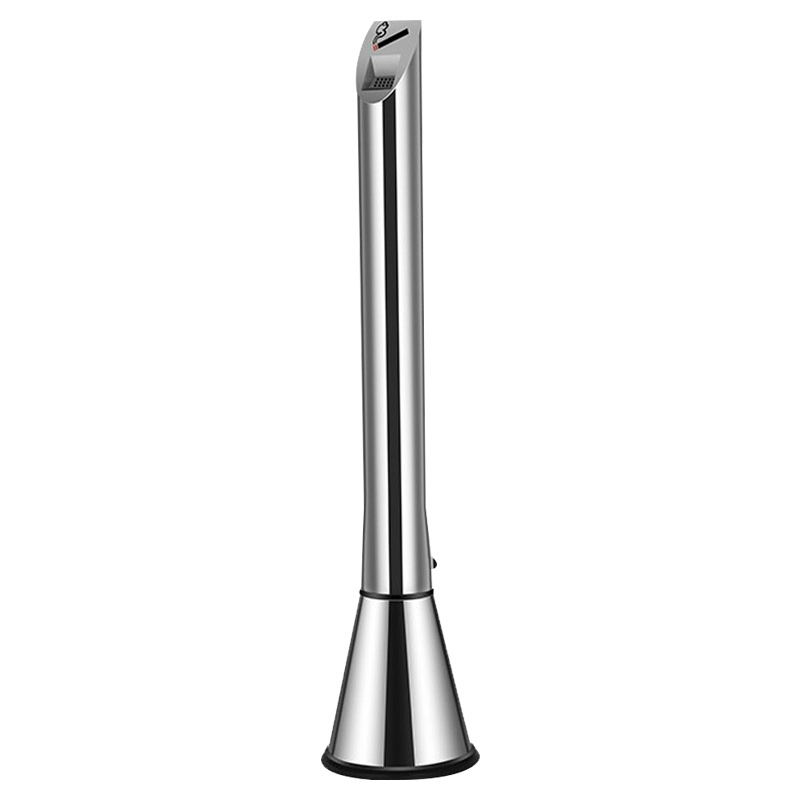 臻远ZY5070609 斜口201不锈钢户外烟灰柱 移动款