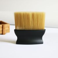 专业美发扫头发刷子高品质儿童软毛掸发担扫理发毛刷剪发扫碎发刷 黄色扫发刷